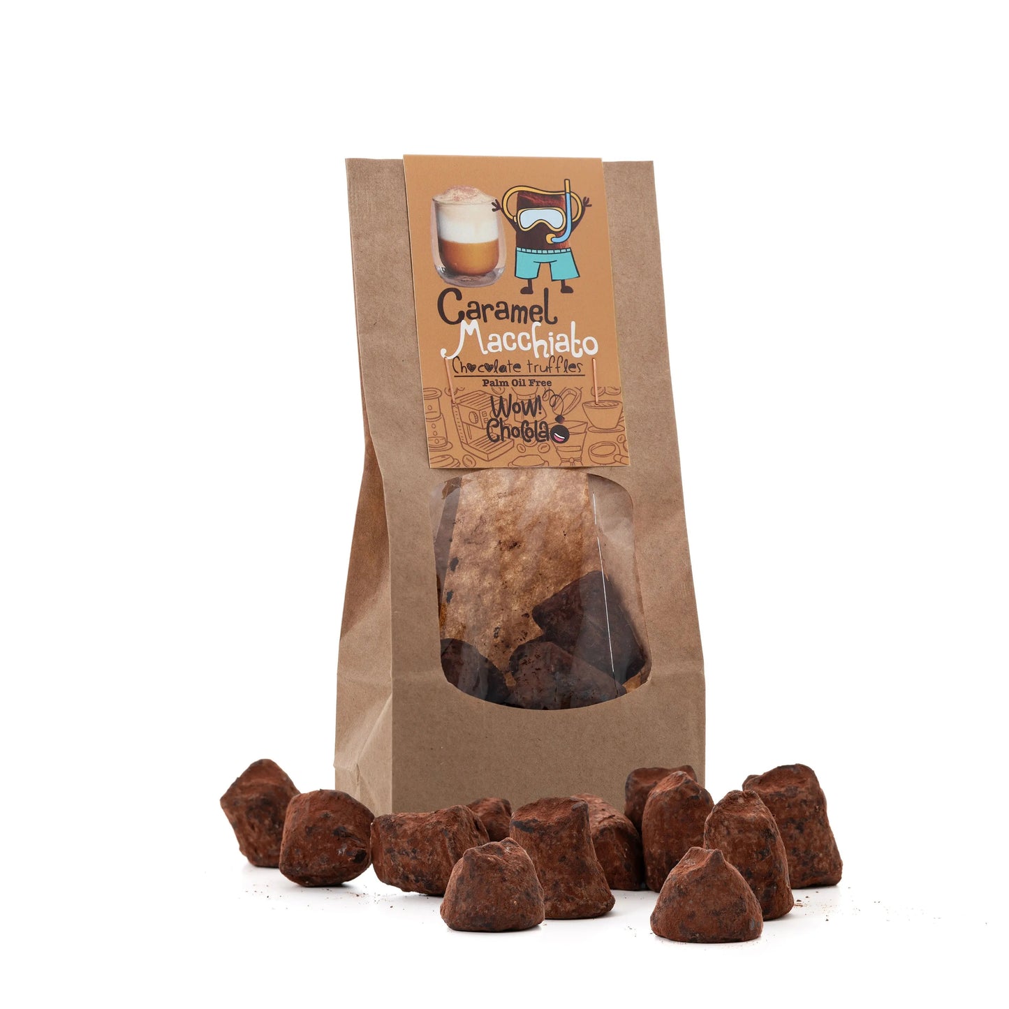 Caramel Macchiato Chocolate Truffles - Biodegradable bag 130g-1