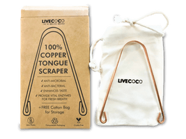 Pure Copper Tongue Scraper (anti-microbial)