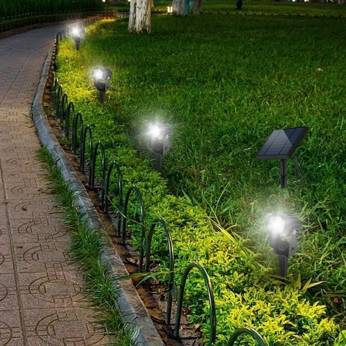 Solar lamp Lumisky Roundy Grey-5