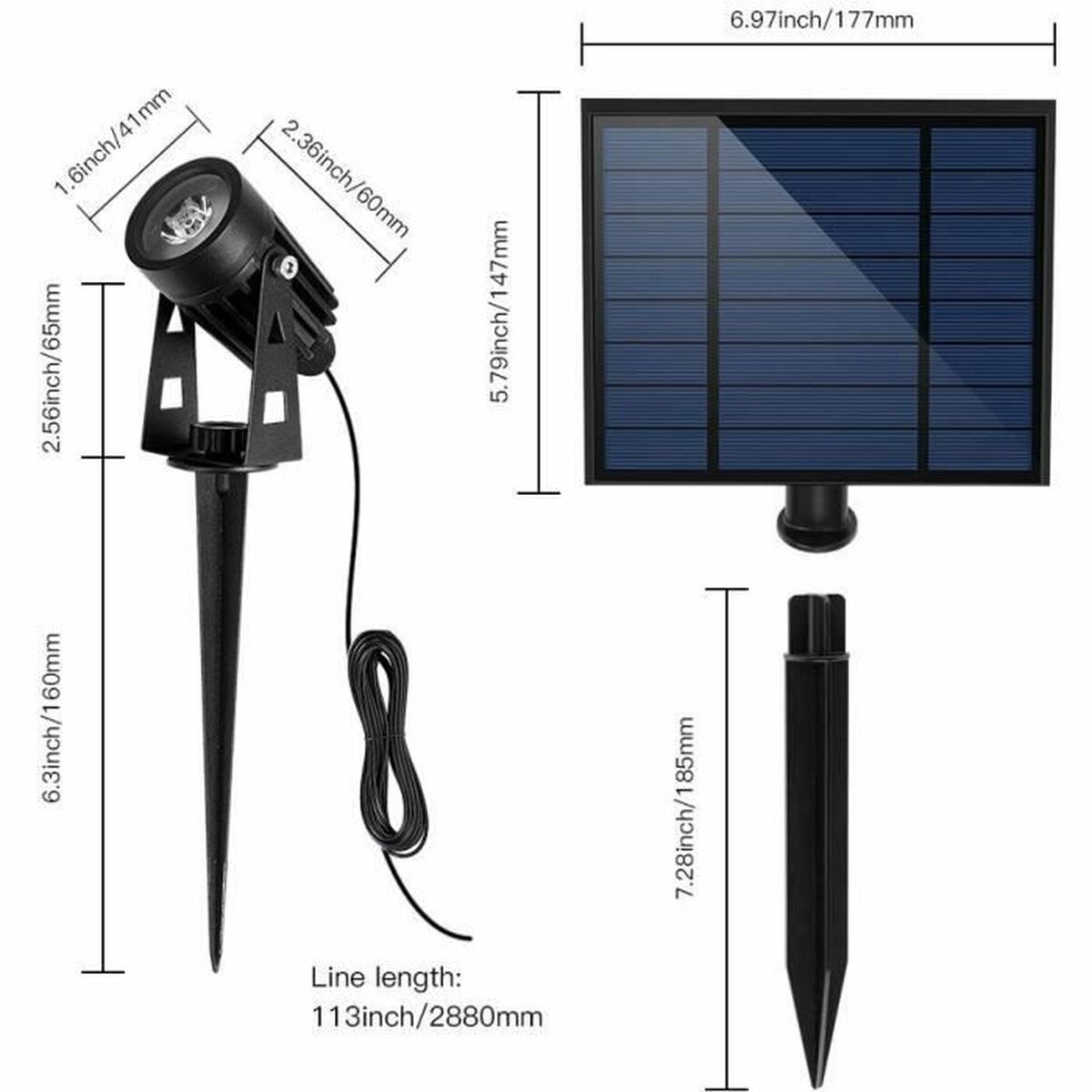 Solar lamp Lumisky Roundy Grey-2