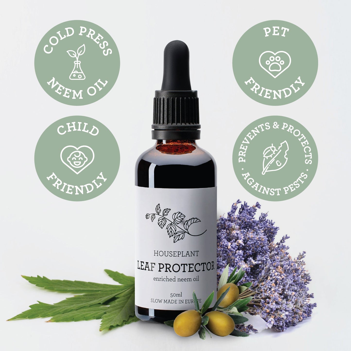 Generosa Strength & Protection Bundle - Natural Plant Care Kit for Strong, Healthy Plants | Plant Food 50ml, Leaf Cleanser 200ml, Leaf Protector 50ml, Plant Mister 200ml-3