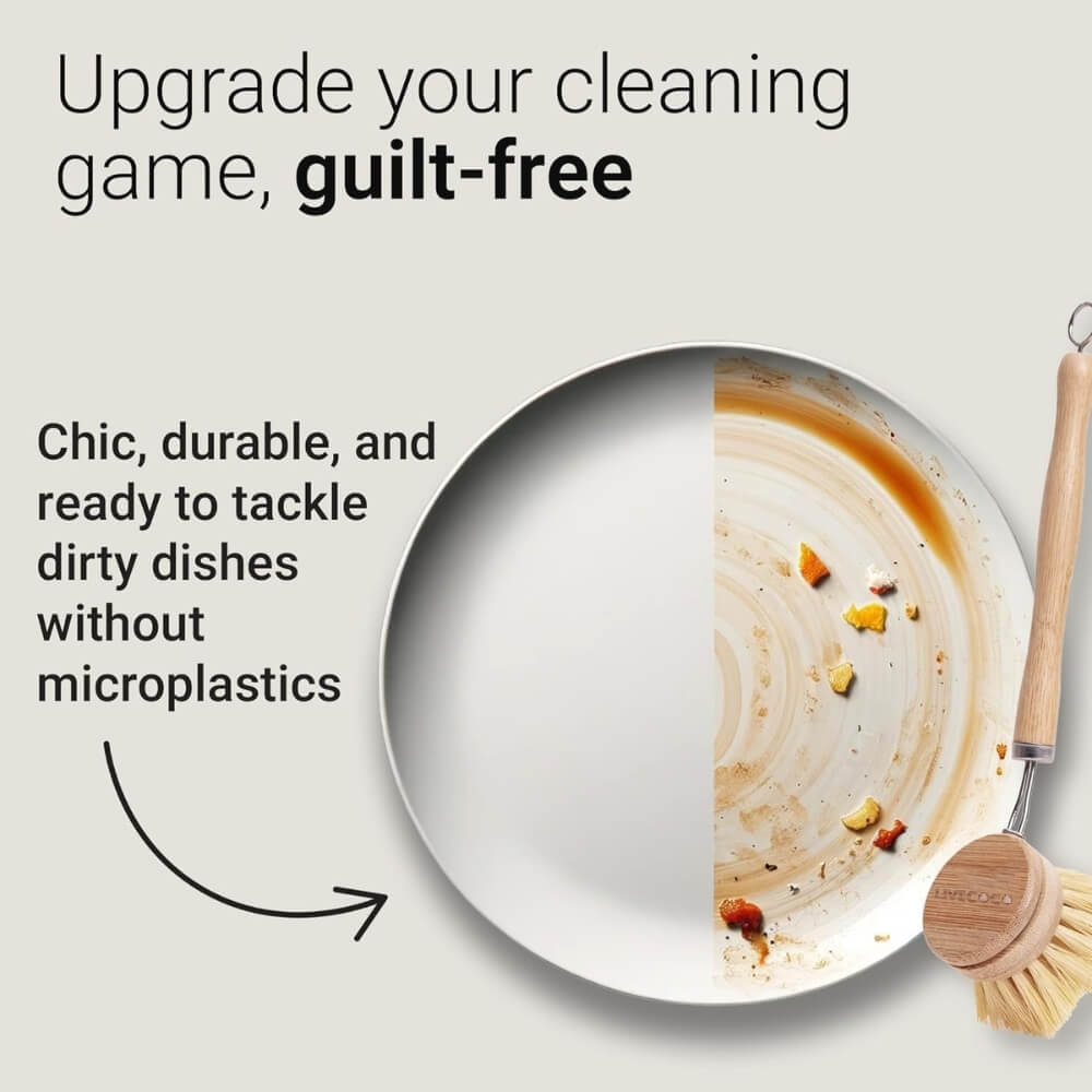 Eco Dish Cleaning Set & Replacement Brushes-4