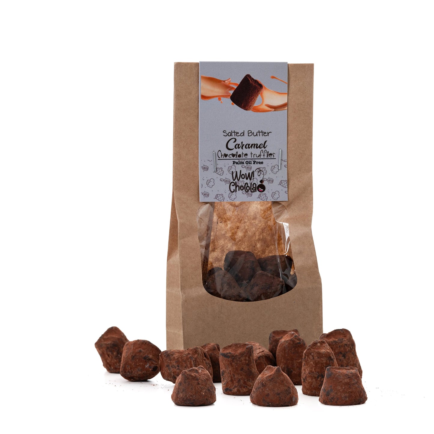 Salted Caramel Chocolate Truffles - Biodegradable bags 130g-1
