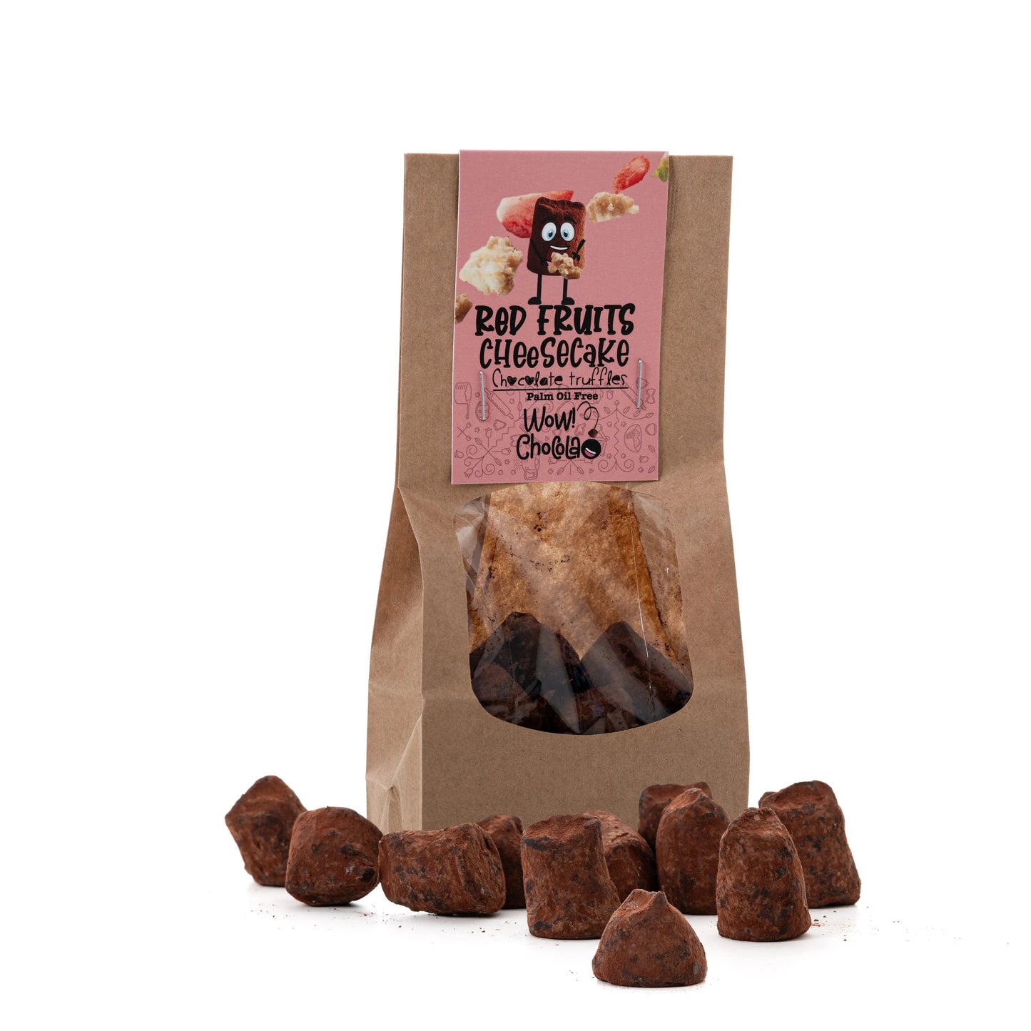 Red Fruit Pie Chocolate Truffles - Biodegradable bag 130g-1