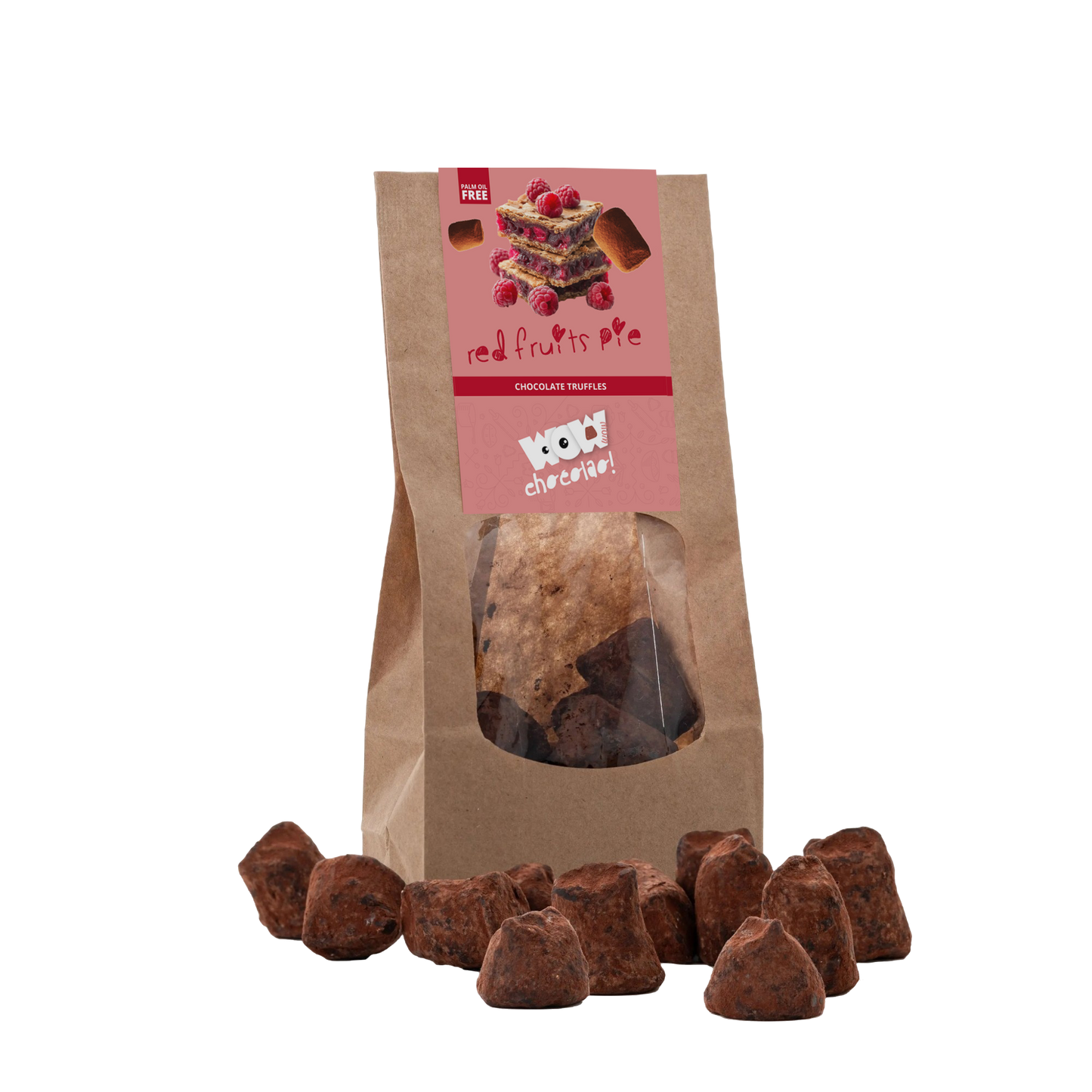 Red Fruit Pie Chocolate Truffles - Biodegradable bag 130g-0