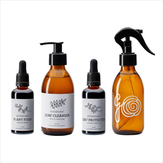 Generosa Strength & Protection Bundle - Natural Plant Care Kit for Strong, Healthy Plants | Plant Food 50ml, Leaf Cleanser 200ml, Leaf Protector 50ml, Plant Mister 200ml-0