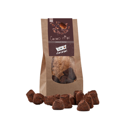 Cacao Nibs Chocolate Truffles - Biodegradable bag 130g-0