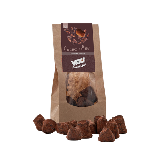 Cacao Nibs Chocolate Truffles - Biodegradable bag 130g-0