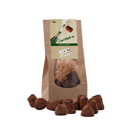 Champagne Chocolate Truffles - Biodegradable packaging 130g-0