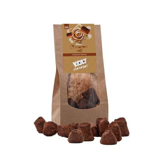 Cinnamon Roll Chocolate Truffles - Biodegradable bag 130g-0
