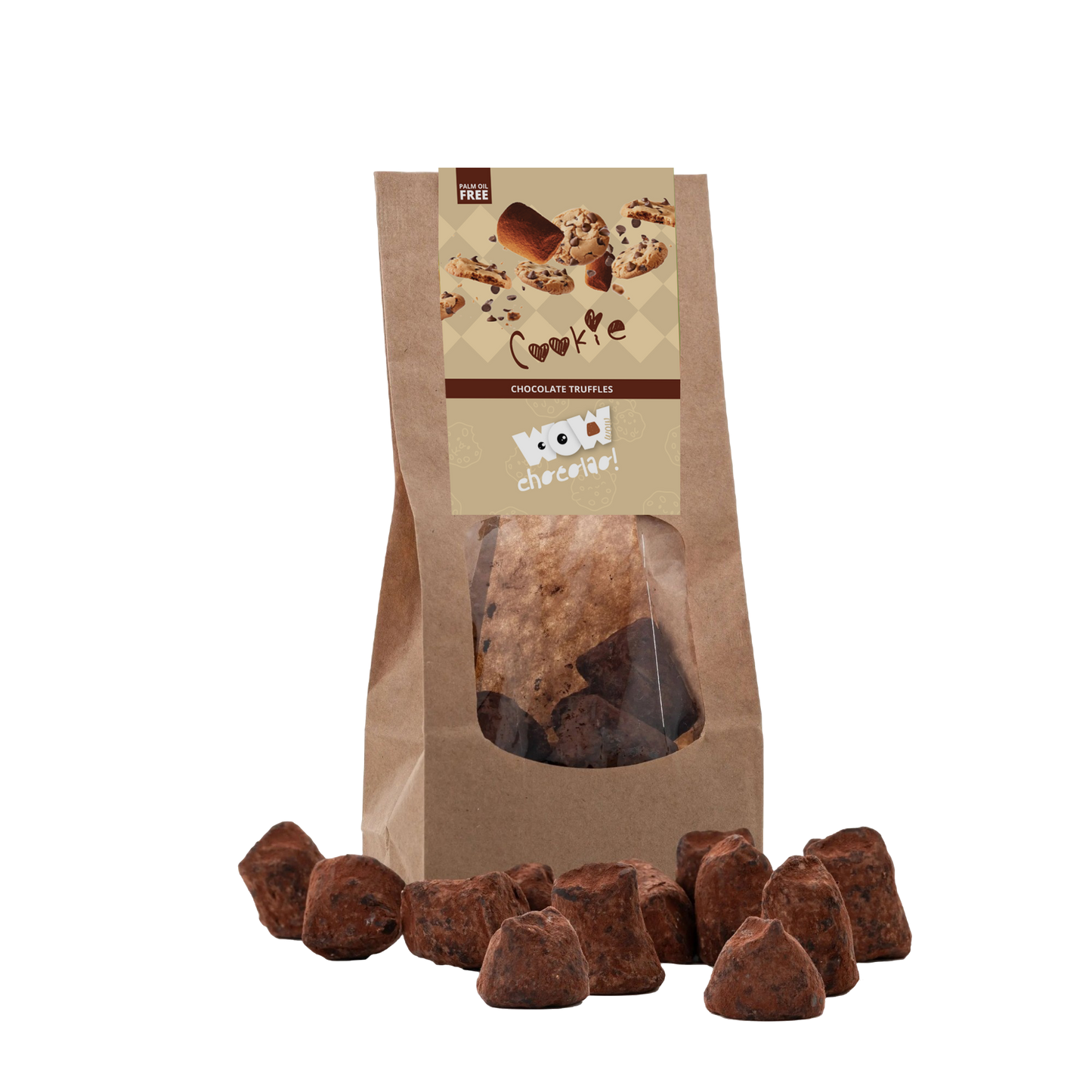 Cookies Chocolate Truffles - Biodegradable bags 130g-0