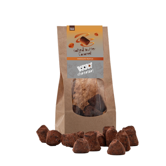 Salted Caramel Chocolate Truffles - Biodegradable bags 130g-0